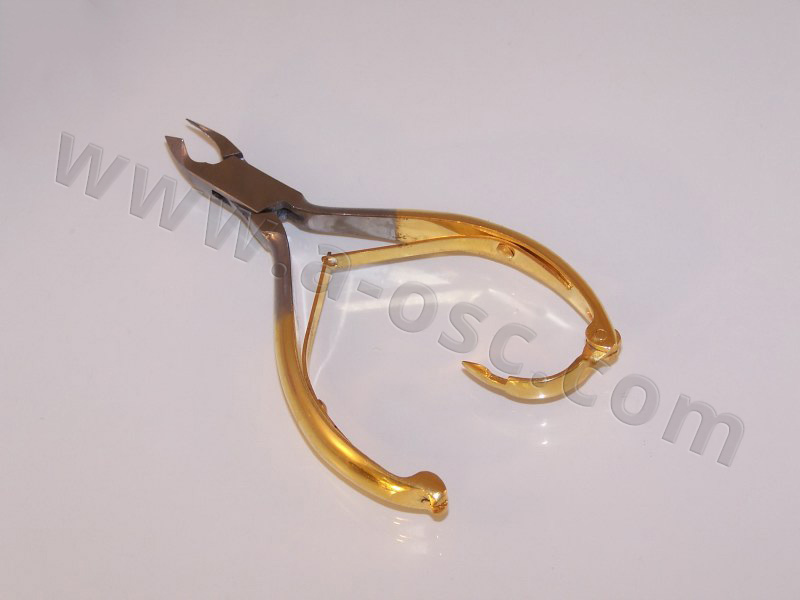 Acrylic Nipper with gold handle