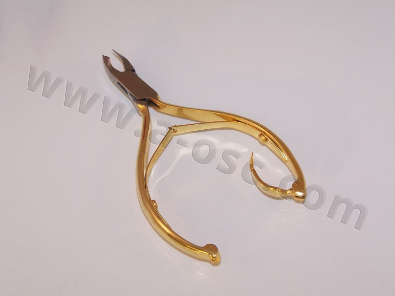 Acrylic Nipper with gold handle